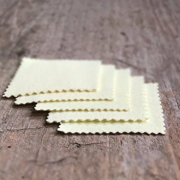 Pack of 10 Jewellery Polishing Cloths Metal Tarnish Remover Cleaner 2.5" x 2.5" - Picture 5 of 9